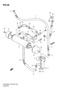 VS1400 Адсорбер с активированным углем в сборе