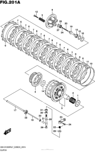 GSX-S1000F (ABS) Сцепление
