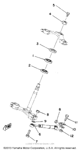 TZ250F Управление