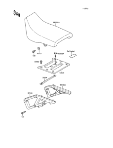 KL650 Сиденье