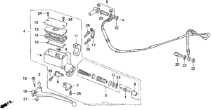 GL1500SE Цилиндр сцепления