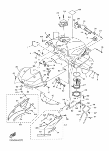 YZF-R6 Топливный бак