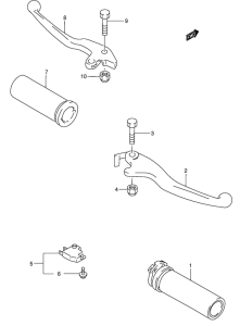 VS800 Рулевой рычаг