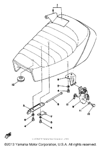 GT80G Сиденье