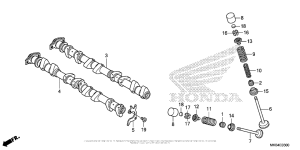  Распределительный вал и клапана