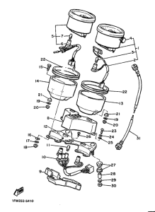 XJ900 Приборы