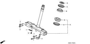 XLR125 Траверса нижняя