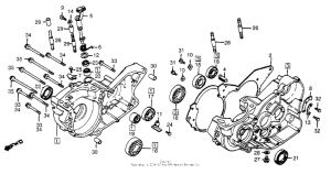 CR480 Картер двигателя