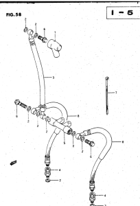 GV1400 Передние тормозные трубки
