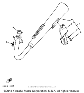 SR185J Выхлопная система