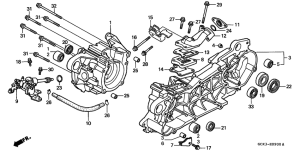 SRX90 Crankcase / oil pump
