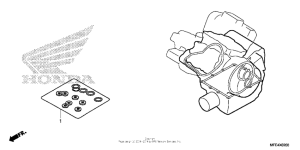 VT750C2 Комплект прокладок