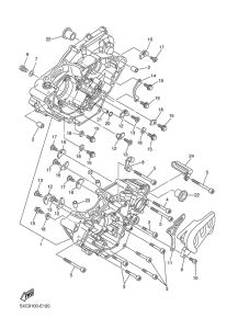 YZ250F Картер двигателя