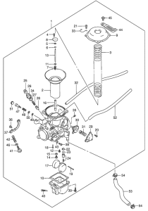 VS800 Carburetor assy