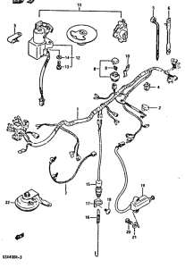 GSX-R400 Жгут проводов
