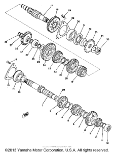 TY250A Трансмиссия