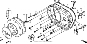 VT1100C Крышка картера правая