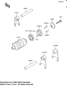 KD80 Переключение / вилка переключения