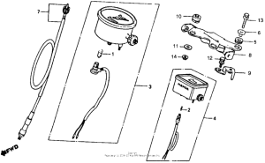 XR200 Speedometer 80