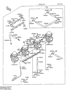 ZX600 Carburetor assy