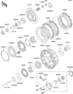 ZR1100 Сцепление