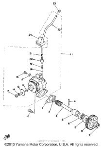DT100D Масляный насос