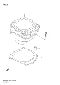 RMX450 Цилиндр