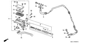 CB1000F Главный цилиндр сцепления