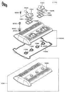 ZG1000 Крышка головки цилиндров