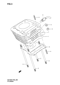 GZ125 Цилиндр