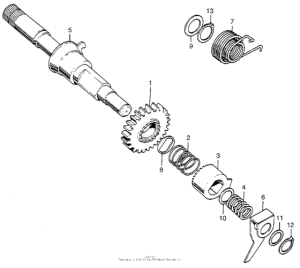 CL350 Кик стартер