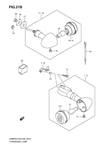 VZ800 Поворотники