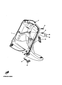 CY50 CY50L Щиток облицовочный