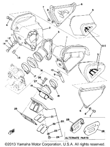 YZ175 Впускная система