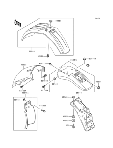 KLX300R Крылья