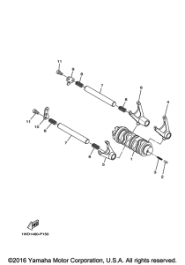 YZFR3GGY Копирный вал