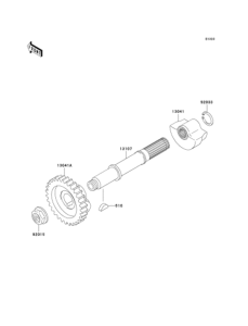 BJ250 Валансирный вал