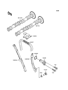 ZX636 Распредвал