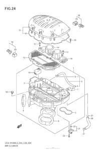 GSX-R1000Z Воздушный фильтр