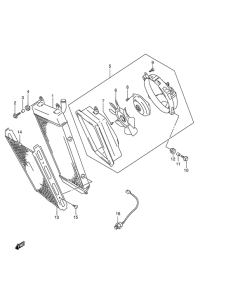 VZ800 Радиатор