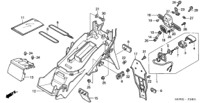  Заднее крыло