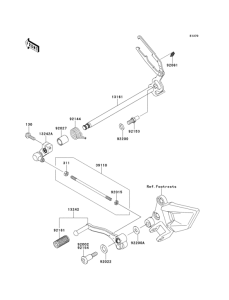 EX250 Механизм переключения передач
