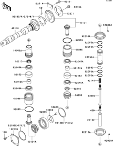 EJ800 Camshaft(s) / bevel gear(1 / 2)