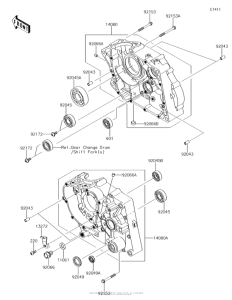  Картер двигателя