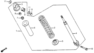 NC50 Задние амортизаторы