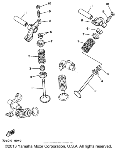 XV250 Клапана