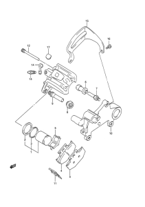 TS200 Задний суппортs