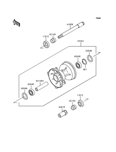  Переднее колесо
