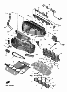YZF600 Впускная система