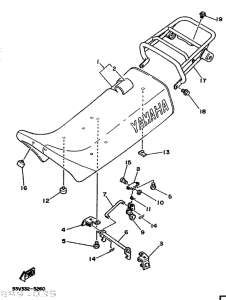 DT80LC Selle. porte -bagages